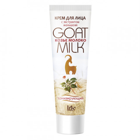 Крем для лица Iris Goat Milk Козье молоко с экстрактом женьшеня 100 г Крем для лица Iris Goat Milk Козье молоко с экстрактом женьшеня 100 г